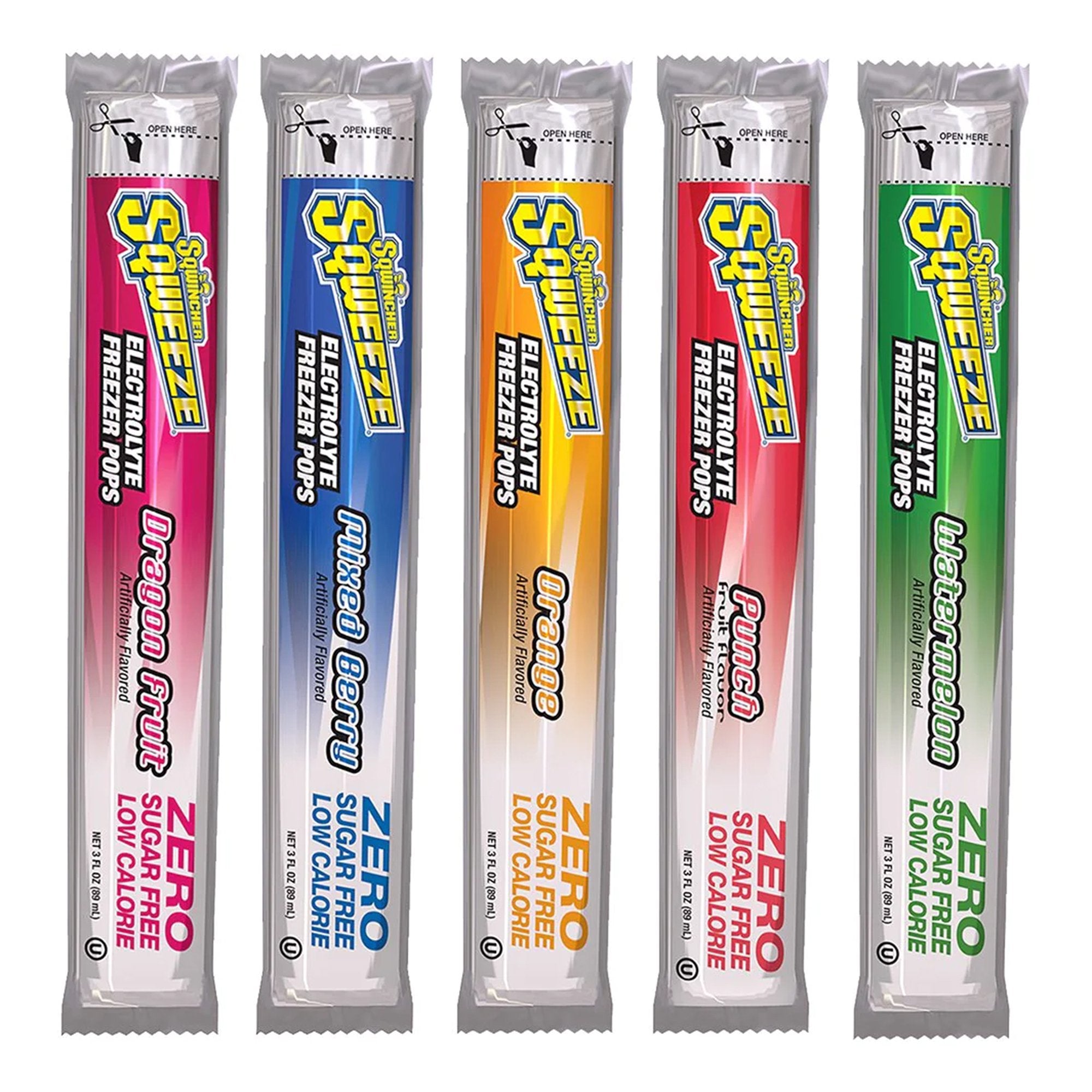 Kent Precision Foods Sqwincher Zero Assorted Flavors Electrolyte Replenishment Freezer Pop (150/CS) 