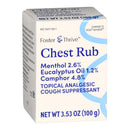 McKesson Brand Foster & Thrive Chest Rub 2.6% Menthol 1.2% Eucalyptus Oil 4.8% Camphor 