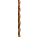 Brazos Twisted Oak Ergonomic Fitness Handcrafted Walking Stick, 55-Inch (Each)