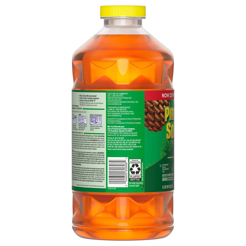 Surface Disinfectant Cleaner Pine-Sol Broad Spectrum Manual Pour Liquid 80 oz. Bottle Pine Scent NonSterile (Case of 3)