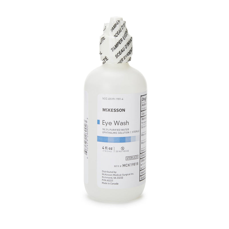 McKesson Brand McKesson Eye Wash Solution, 4-ounce Squeeze Bottle (48/CS) 