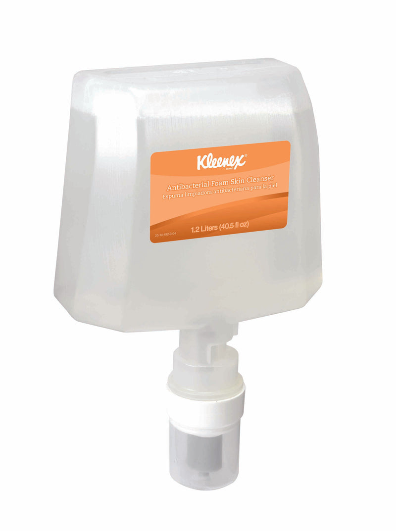 Kimberly Clark Scott Antimicrobial Foam Skin Cleanser, 1.2-liter Dispenser Refill Bottle (2/CS) 