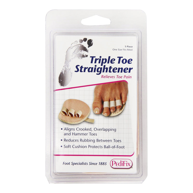 Triple Toe Straightener PediFix One Size Fits Most Pull-On Right Foot (Each)