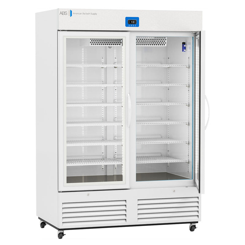 Premier Upright Refrigerator ABS Pharmaceutical 49 cu.ft. 2 Glass Swing Doors Cycle Defrost