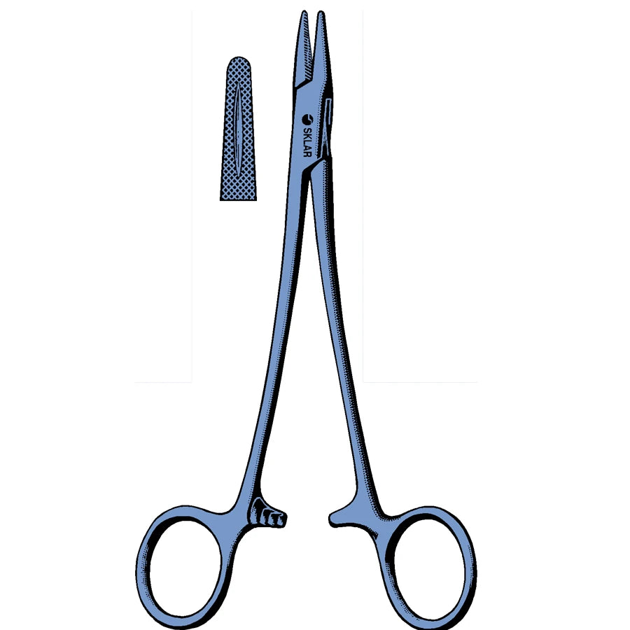 Sklar Titanium Mayo-Hegar Needle Holder - 7", Serrated - 20-2070t