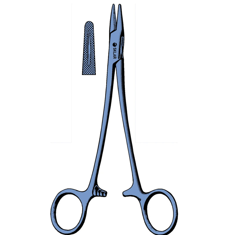 Sklar Titanium Mayo-Hegar Needle Holder - 7", Serrated - 20-2070t
