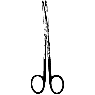 Sklarhone Super-Cut Metzenbaum Dissecting Scissors - 7", Curved, Blunt/Blunt, 1 Razor Edge, 1 Micro-Serrated Edge - 15-3410