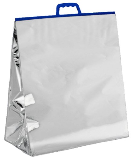 Coldkeepers LLC Reclosable Thermal Bag 7-1/2 X 13 X 19 Inch Mylar / Plastic Silver Snap Closure (50/CS) 