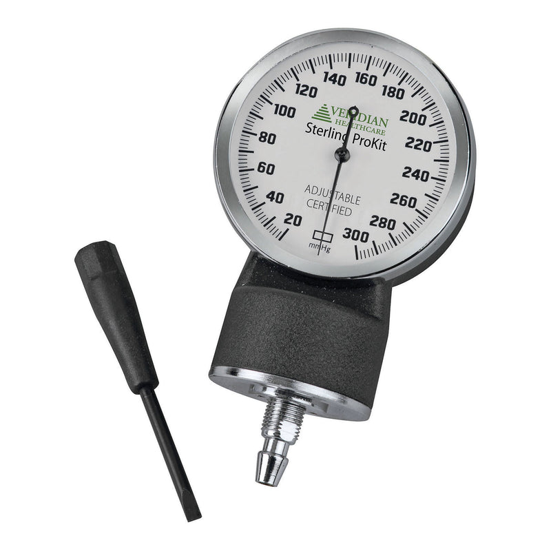 Sterling Series ProKit Aneroid Sphygmomanometer with Stethoscope, Magenta