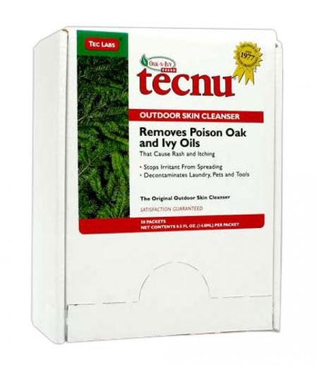 Tecnu Outdoor Skin Cleanser, Removes Poison Oak and Ivy Oils (Case of 300)