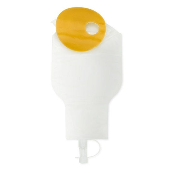 Rectal Collection Pouch Standard Wear One-Piece System 10 Inch Length Trim To Fit Opaque Drainable (Box of 10)