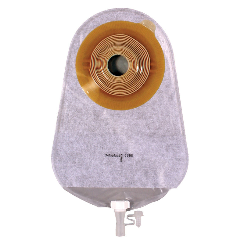 Assura Deep Convex One-Piece Transparent Urostomy Pouch, 35mm Stoma (Box of 10)