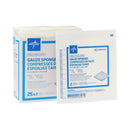 Medline Sterile Gauze Sponge, 4 x 4 Inch, 12-Ply (Case of 600)