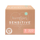 First Quality Products LLC Earth & Eden Sensitive Baby Diapers, Size 3 for Babies Weighing 16 – 28 lbs. (222/CS) 