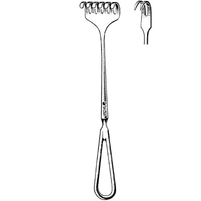 Sklar Volkman Retractor (USA) - 8-1/2", Sharp, 2 Prongs - 60-5602 