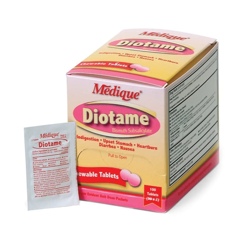 Diotame Bismuth Subsalicylate Anti-Diarrheal (Box of 100) 