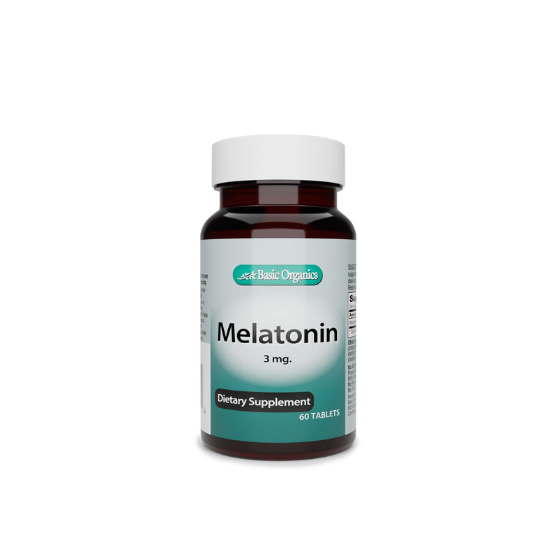 Basic Organics Inc Basic Organics Melatonin Natural Sleep Aid 