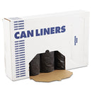 Trash Bag Boardwalk 60 gal. 0.65 mil 38 X 58 Inch Black Heavy Duty Star Seal Bottom Coreless Roll (Carton of 100)