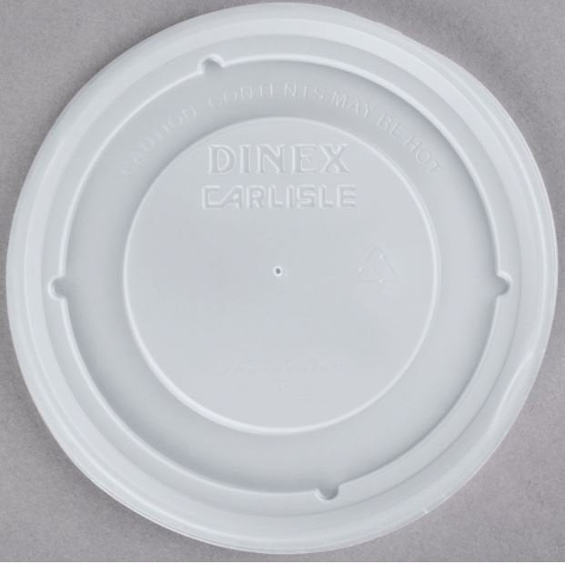 Dinex Turnbury Bowl Lid for use with Turnbury DX3300 9-ounce Bowl (1000/CS) 