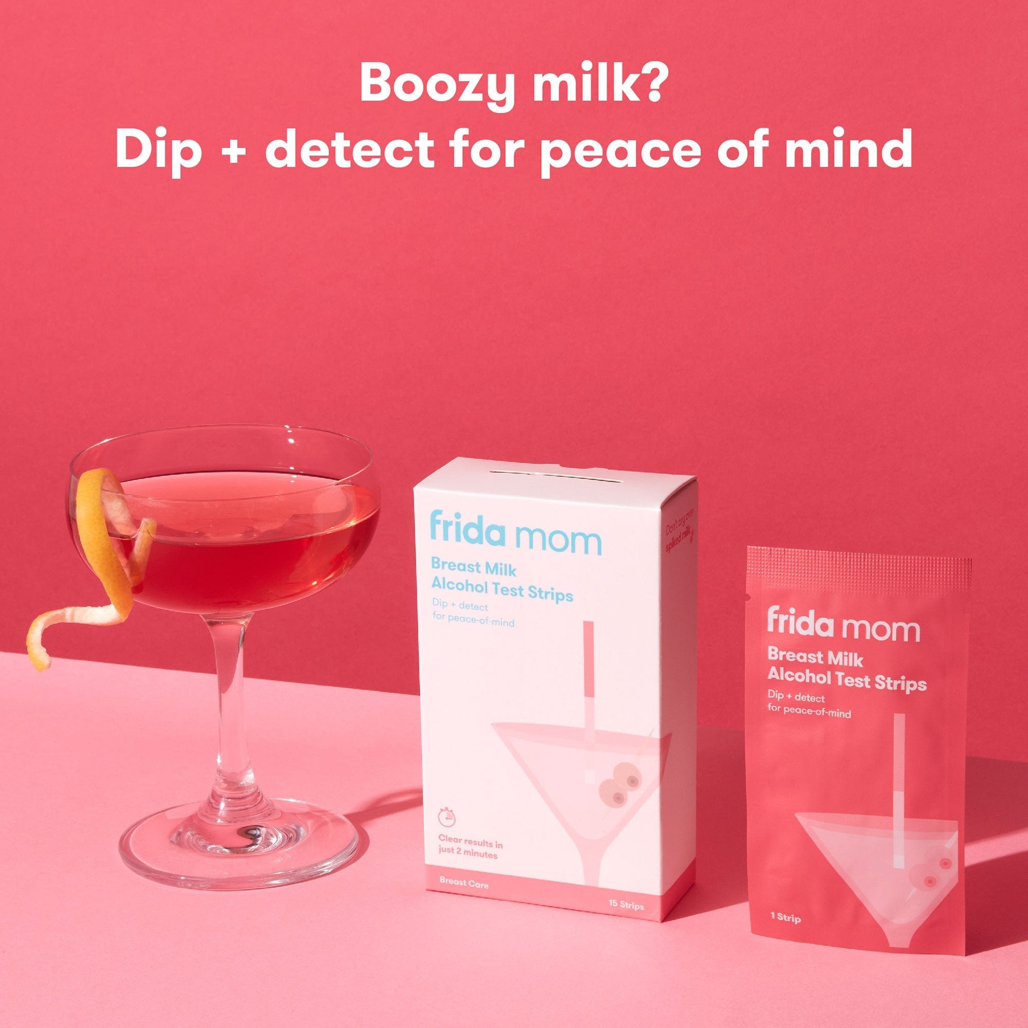 Fridababy LLC frida mom Breast Milk Alcohol Detection Test Strips (12/CS) 