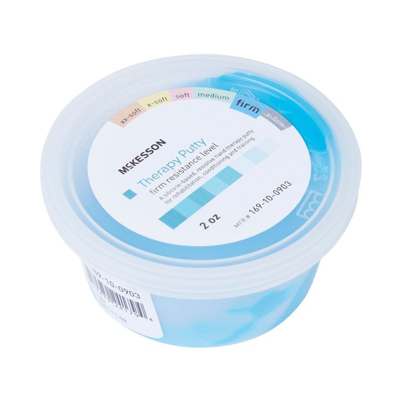 McKesson Brand McKesson Therapy Putty, Blue, Firm, 2-ounce Container 