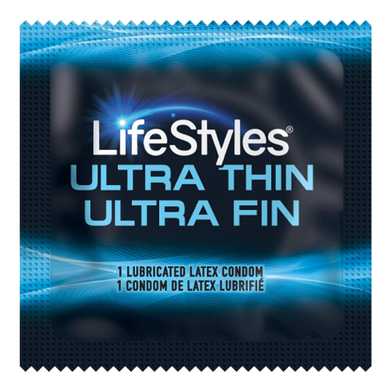 Lifestyles Ultra Thin Lubricated Latex Condom (Case of 1008)