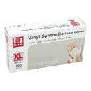 Basic Vinyl Exam Glove, Extra Large, White (Box of 100 Items)