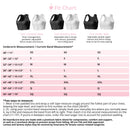 heart&core Sports and Medical LLC Shirl Post Surgical Bra, Black, Super Queen (36/CS)