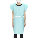 McKesson Brand McKesson Patient Exam Gown, One Size Fits Most, Teal (50/CS) 