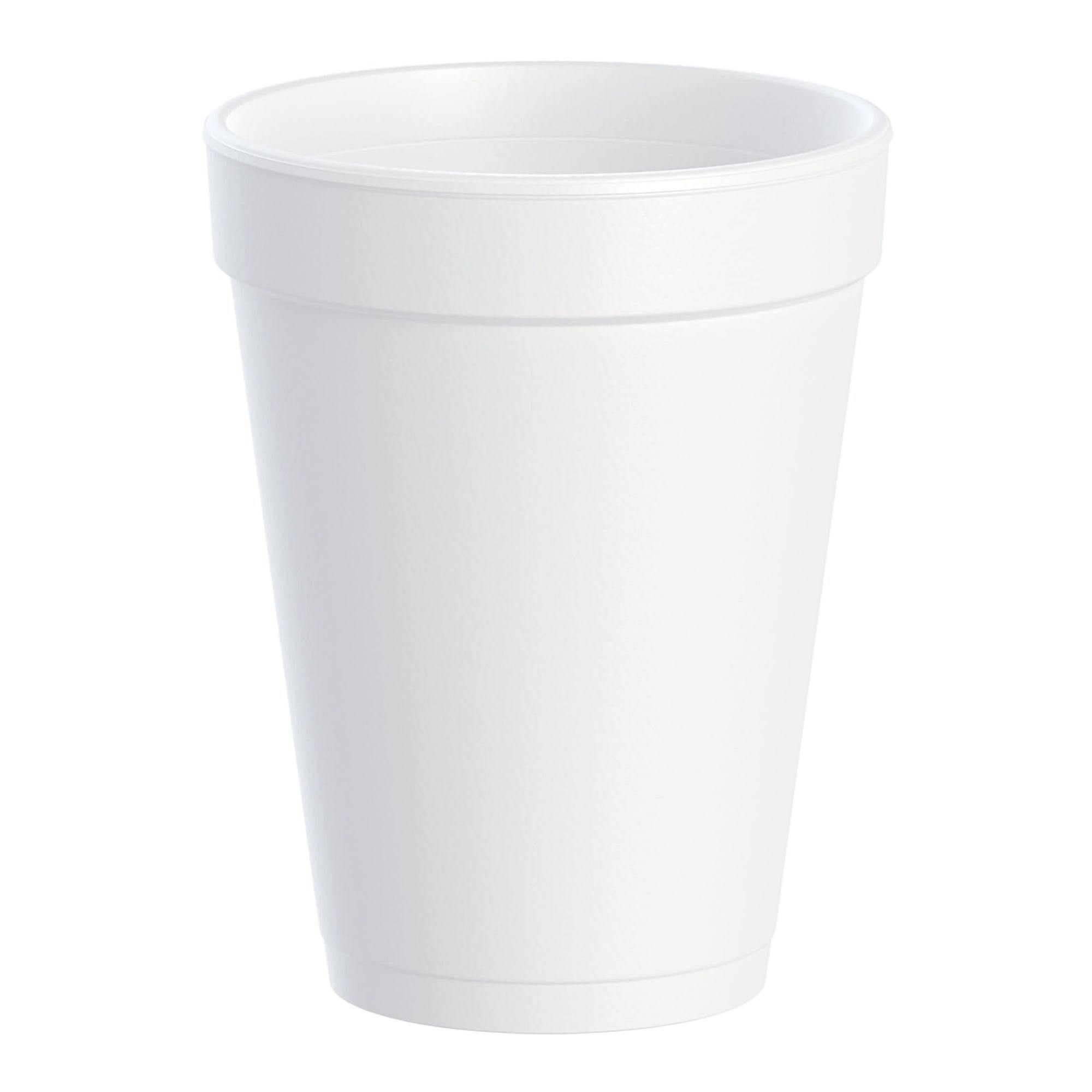 RJ Schinner Co Dart Drinking Cup, White, Styrofoam, Disposable, 14 ounce (1000/CS) 