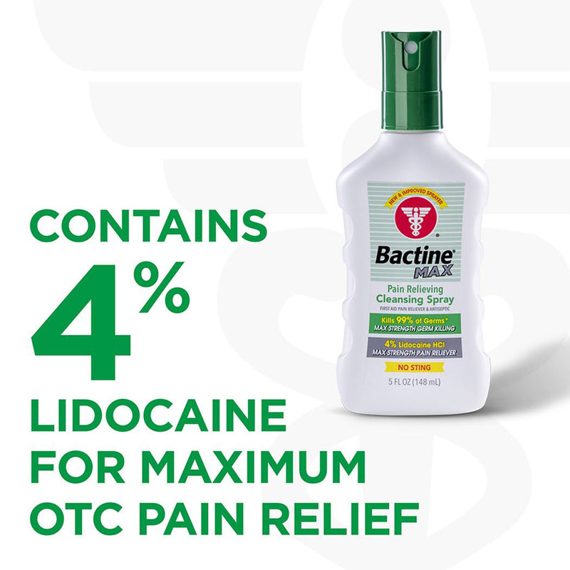 Bactine Max Pain Relieving Cleansing Spray