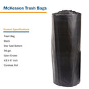 McKesson Brand McKesson Super Heavy Duty Trash Bag, Black, 56-gallon Capacity (100/CS) 