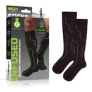 Green Drop Compression Socks – Medical-Grade Infused Support, L/XL (48/CS) 
