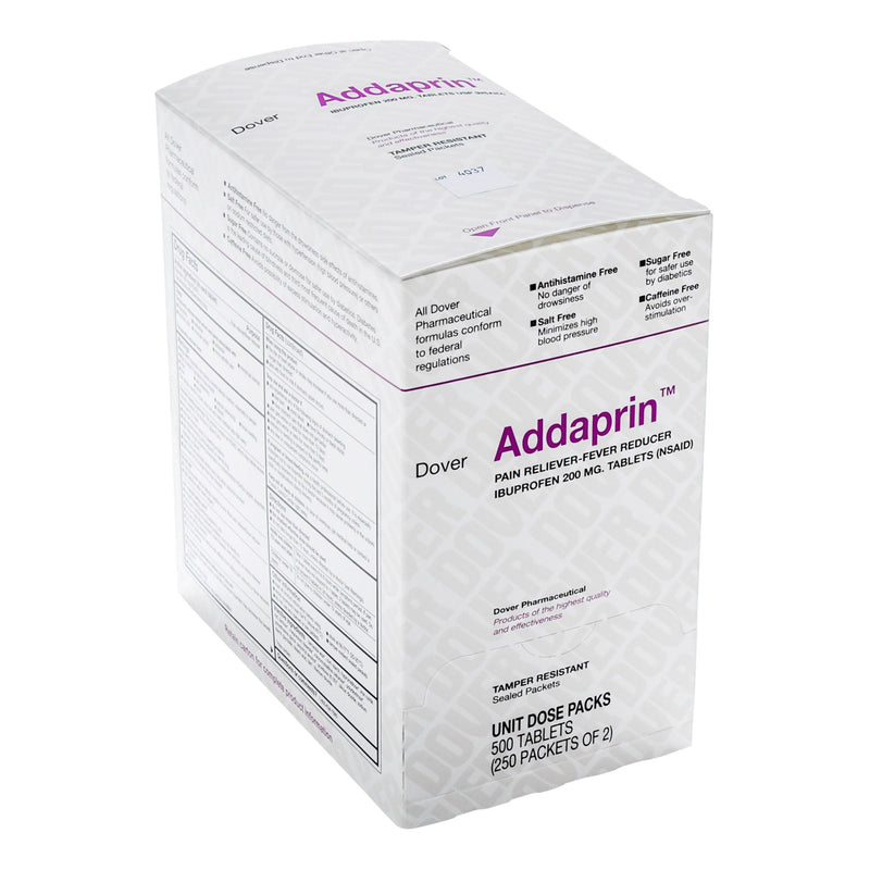 Addaprin Ibuprofen Pain Relief (Box of 500)
