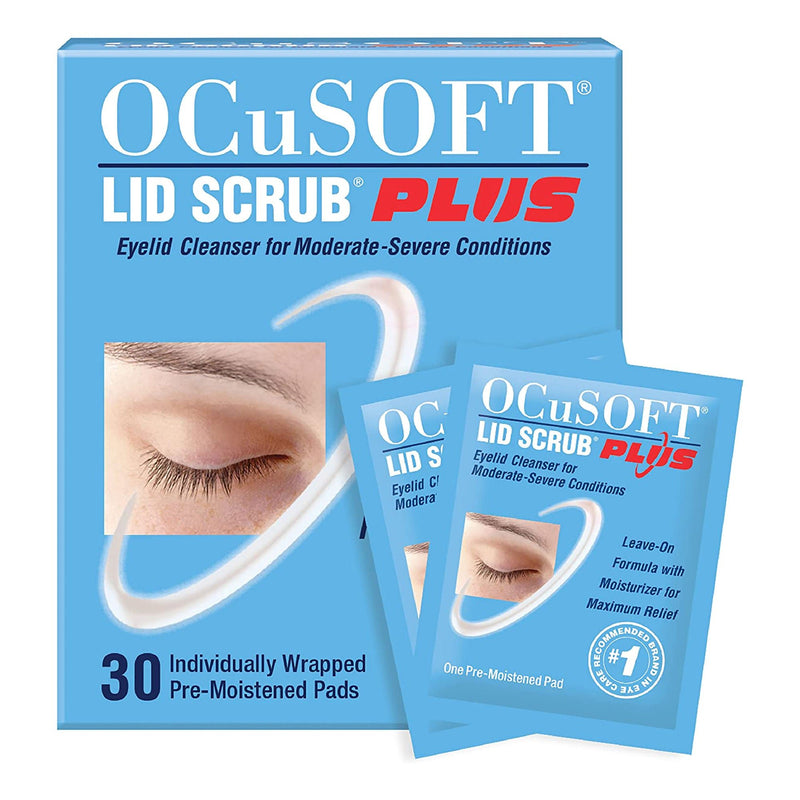 OCuSOFT Lid Scrub Plus Eyelid Cleanser (Box of 30)