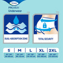 Essity HMS North America Inc Tena ProSkin Extra Fully Breathable Absorbent Underwear, 2X-Large (48/CS) 