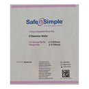 Ostomy Barrier Trim to Fit, Extended Wear Without Tape 70 mm Flange 2 Piece System Hydrocolloid Up to 2-3/4 Inch Opening 5 X 5 Inch (Case of 40)