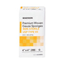 McKesson USP Type VII Gauze Sponge, 4 x 4 Inch, Eight-Ply (Case of 4000)