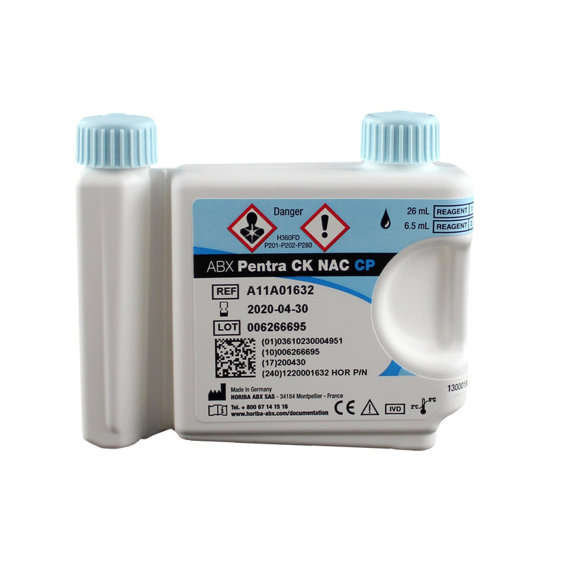 Horiba General Chemistry Reagent ABX Pentra CK-NAC For ABX Pentra 400 Clinical Chemistry Analyzer 125 Tests 