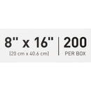 McKesson Brand McKesson Argent Sure-Check Sterilization Pouch, 8 x 16 Inch (5/CS)