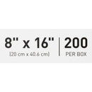 McKesson Brand McKesson Argent Sure-Check Sterilization Pouch, 8 x 16 Inch (5/CS) 