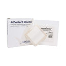 Mediusa Advazorb Border Silicone Face and Border, 6 x 6 Inch (10/BX) 