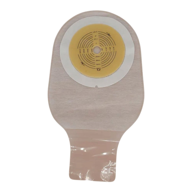 Ostomy Pouch Safe n Simple One-Piece System 12 Inch Length Flat, Trim to Fit 2-1/2 Inch Stoma Drainable (Case of 80)