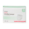 McKesson Super Moderate Absorbency Incontinence Underwear, Medium (Case of 80)