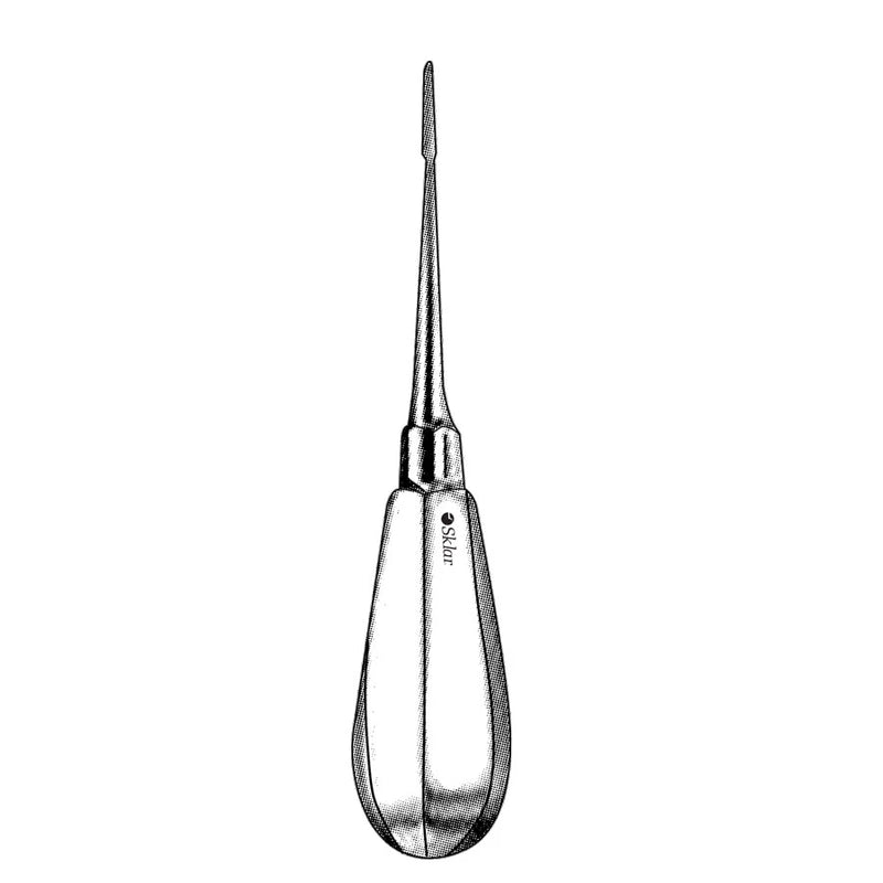 Sklar Bein Root Elevator - 6", Straight, Flat Tip, 2mm - 49-3840
