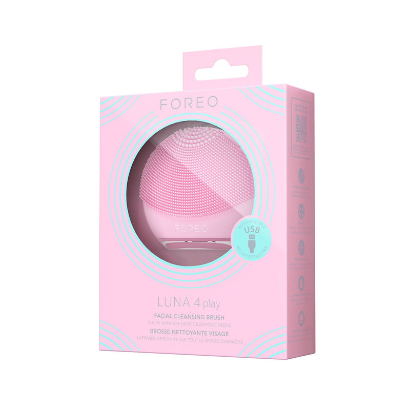 Facial Cleansing Brush LUNA 4 Play Silicone Tickle Me Pink 