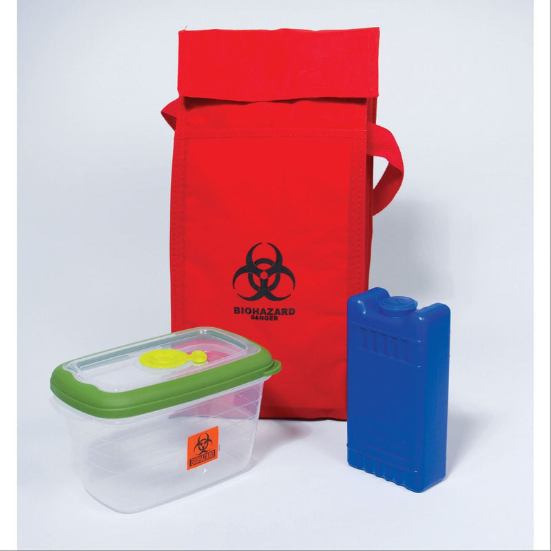 Mini Insulated Biohazard Specimen Transport System (Each)