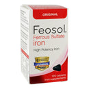 Meda Consumer Healthcare Feosol Ferrous Sulfate Iron Tablets Original 