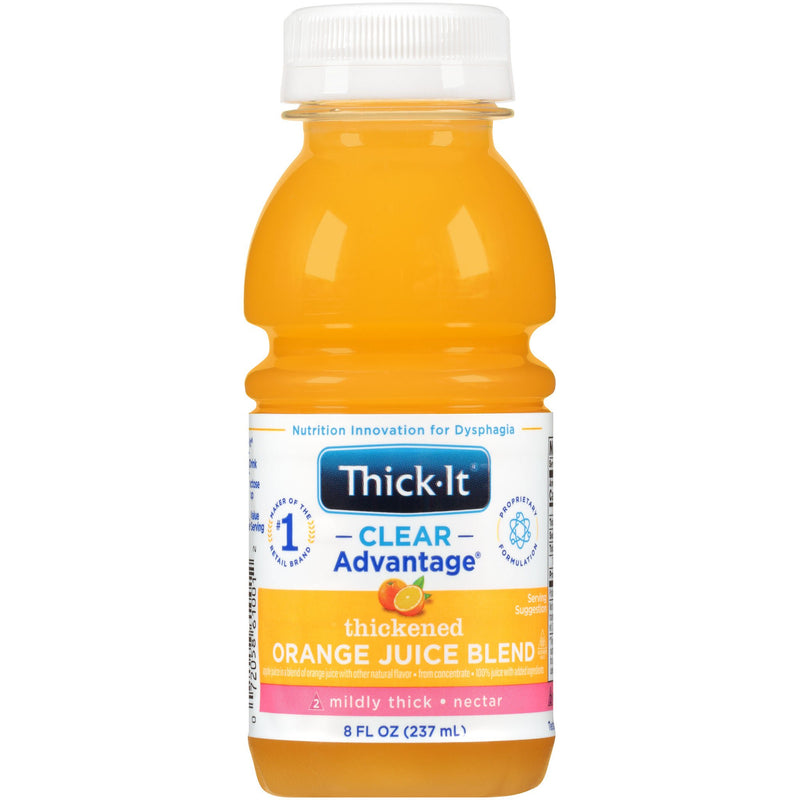 Thick-It Clear Advantage Nectar Consistency Orange Thickened Beverage (Case of 24)