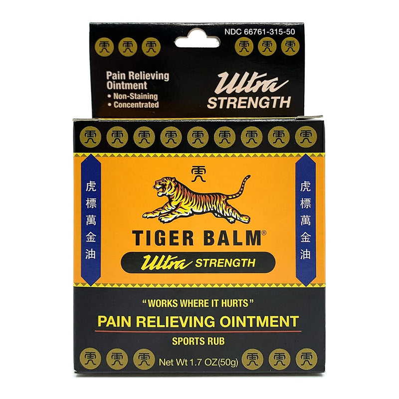Prince of Peace Enterprises Tiger Balm Pain Relieving Ointment Ultra Strength 